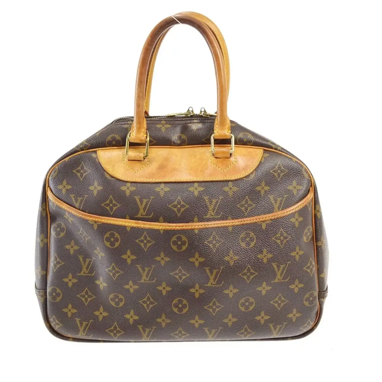 Pre-owned Louis Vuitton Canvas Shoulder Bags Deauville Bowling Business Handbag Monogram 47270 VI0030