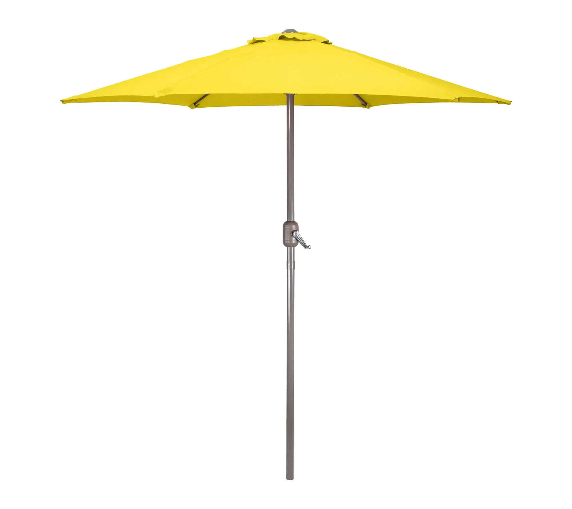Northlight 7.5ft Patio Market Umbrella w/ Hand Crank Yellow