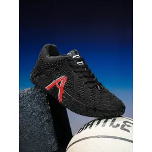 1 pair of multi-color outdoor practical sports basketball shoes - KPU upper+high elasticity cushioning+rubber outsoleRAIMENTRY