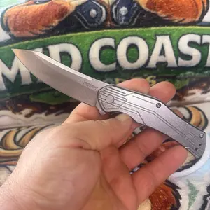 Kershaw Husker Pocket Knife, Durable Stainless Steel Blade, Compact EDC Tool for Outdoor Camping & Everyday Carry