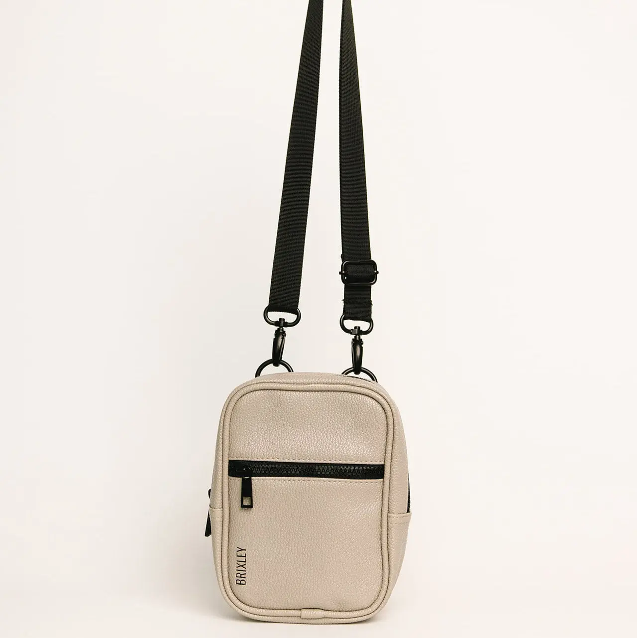 Leather Stone Crossbody Sling