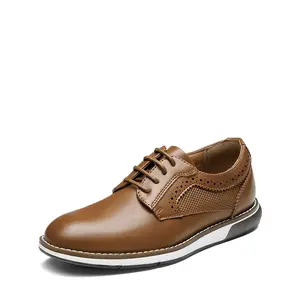 Bruno Marc Boys' Wingtip Oxford Sneakers