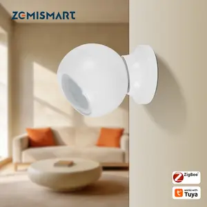 Zemismart Zigbee Human Presence Sensor Battery Version Sensor Smart Body Detector Home Security System works with Tuya