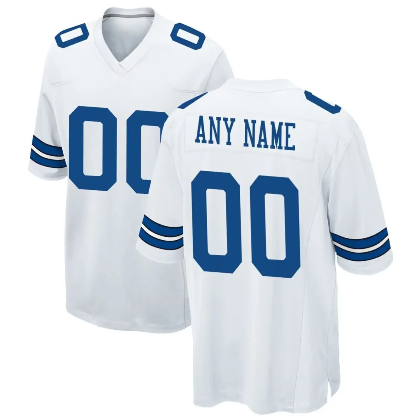 Personalized America's Team Football Jersey, Custom Name Number Mesh Game Day Shirt (FULL LOGO)