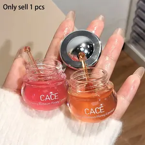 Moisturizing Honey Lip Balm for Dry Lips, Daily Repair Cracked Lips with Gel Texture, Nourishing and Non-Sticky Formula, Hydrating Lip Balm