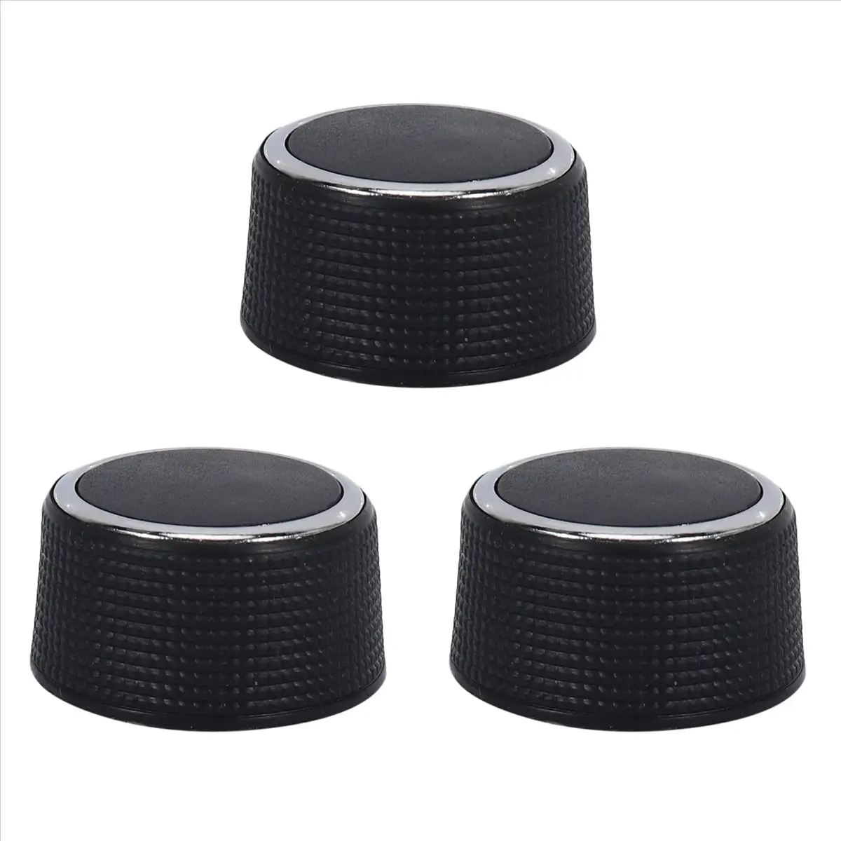 3Pcs Rear Radio Audio Volume Control Knob Dial Tuner for 07-13 Chevy Tahoe Chevrolet Silverado Gmc Acadia 22912547