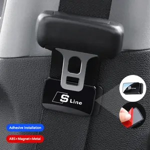 Magnetic Car Seat Belt Holder Stabilizer For Audi A3 A4 A5 A6 A1 A2 Q2 Q3 Q4 Q5 Q7 S3 S4 S5 S6 S7 TT RS 3 4 5 6 7 S Line Accessories