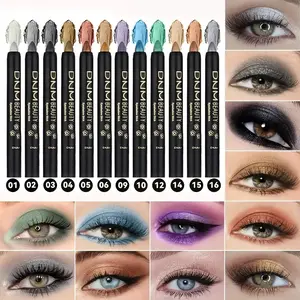 16-Color Stick Set: Eyeshadow Pencil Crayon, Eye Brightener, Waterproof, Long-Lasting (Matte & Shimmer) – Perfect for Music Festivals & Parties