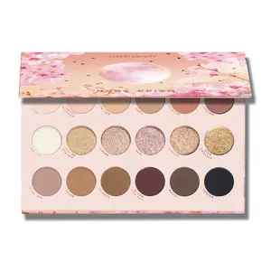 Lunar Beauty Nude Prism Palette - 14 mattes and 6 reflective shimmers
