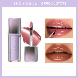 JUDYDOLL Dual Flash Watery Lip Gloss, Blur, Mirror Lip Glaze, Glossy Lip Stain, Transfer-Proof, Metal Applicator, Waterproof, Long-Lasting, Moisturizing, Liquid Lipsticks, Plumping, Not Easy To Fade, Makeup, Cosmetics, Spring Gift, Refresh Look