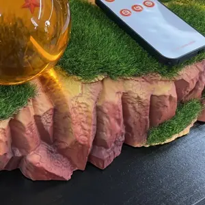 Resin 7 dragon boll spheres with base for Home Decoration