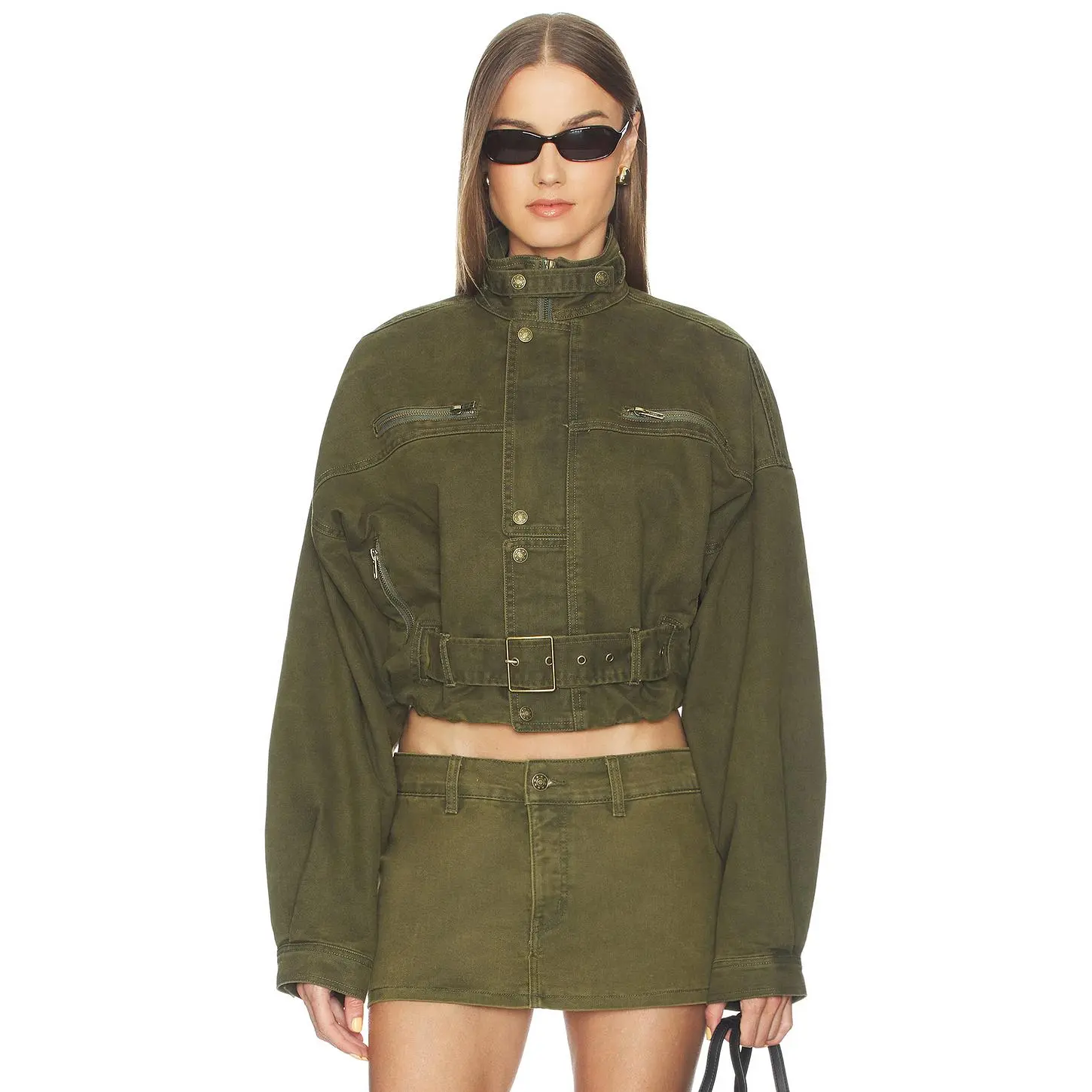 LIONESS Rinata Jacket in Khaki