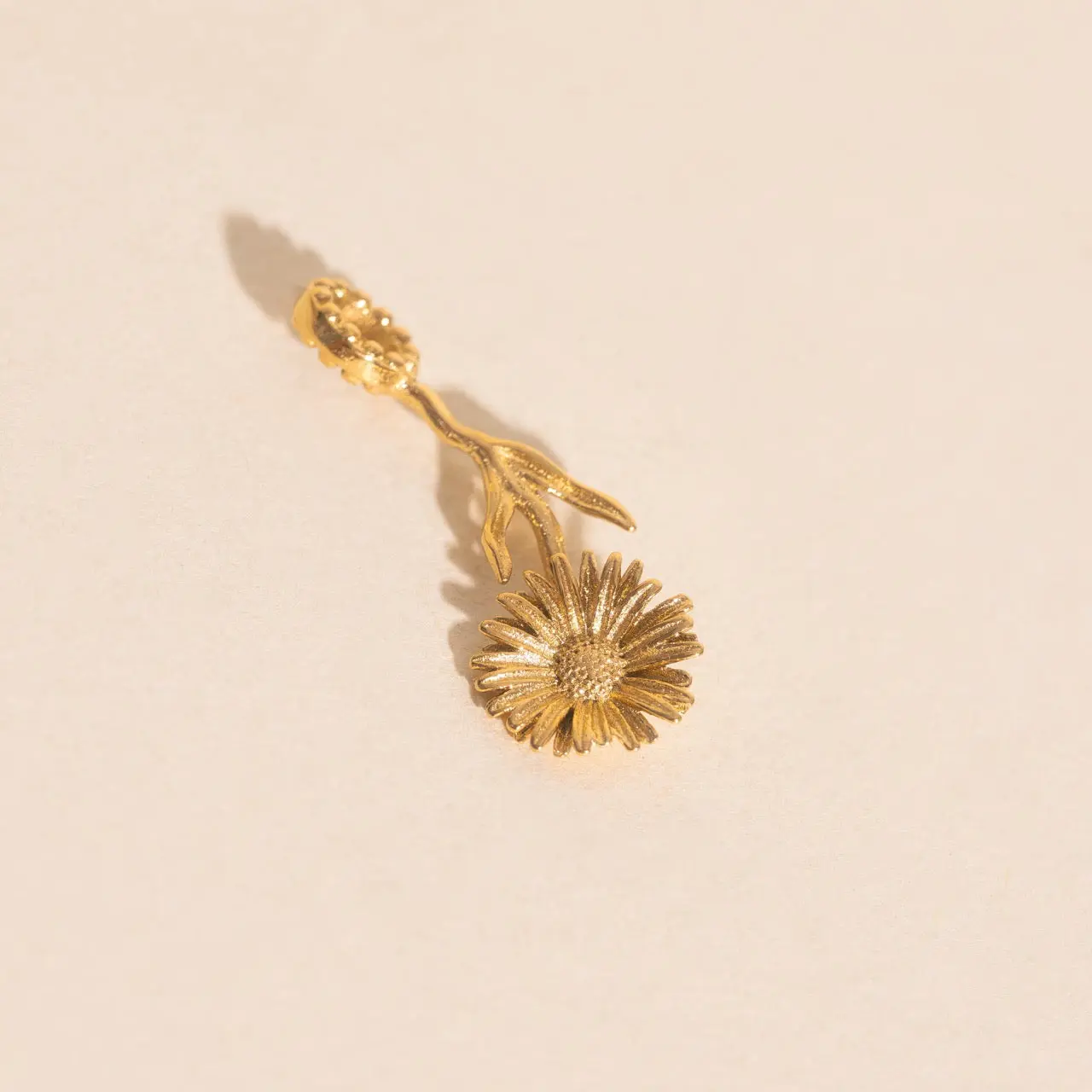 September Aster Birth Flower Necklace Charm