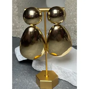 Chunky Bubble Double 2 Layer Earrings