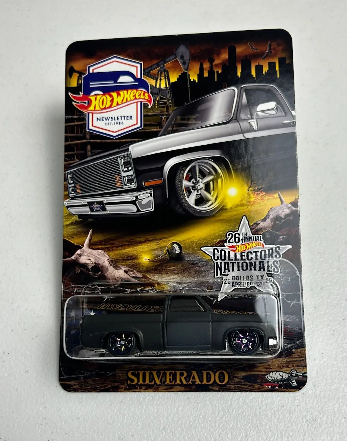 Hot Wheels 1:64 26th Collectors Nationals Newsletter Silverado #239/250