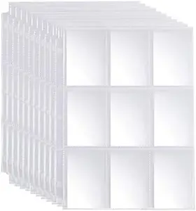 9 Pocket Page Protector 648 Pockets Premium Double Side Trading Card Sleeves Pages for 3 Ring Binder, Standard Size Card Sheets Protectors