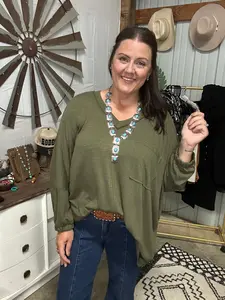 Oversized Long Sleeve Top