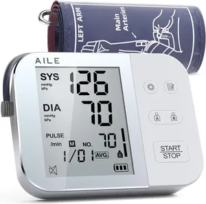 Blood Pressure Monitor for Home Use: AILE 111 Blood Pressure Machine - Blood Pressure Cuff (8.7-16.5") - Voice Broadcast - Accurate and Reliable Upper Arm BP Monitor Healthcare Kit
