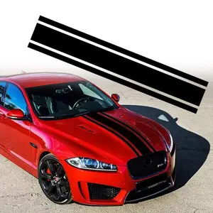 Universal Racing Hood Stripe Decal, Racing Stripes for Cars, Waterproof Vinyl Sticker, Car Decals, Fits Suvs, Trucks, Off-Road Vehicles Decoration