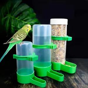 3pc Bird Food & Water Dispenser Combo for Cage