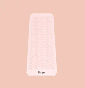 L'ANGE HAIR - Heat-Resistant Mat, Professional Heat Mat for Curling Iron, Flat Iron and Hair Styling Tools, Heat Resistant Mats for Countertop Vanity Mat Organizer, Haircare, Pouch, Silicone