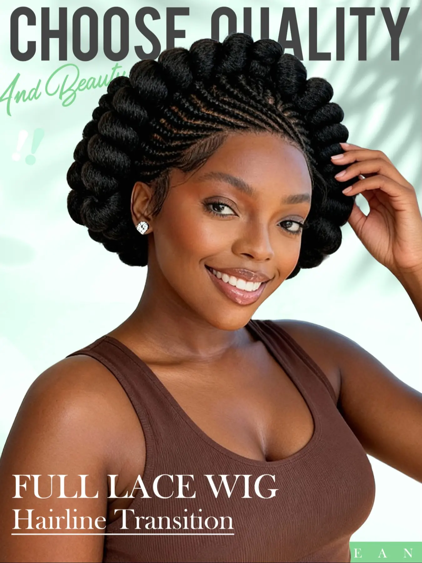 New Braided Hair Inspiration High-Definition Full Lace Headband Wig, Coily Braid Design, Bohemian Braided Wig, Vintage Elegance, Daily Wear, Synthetic Braids, Synthetic Wigs
