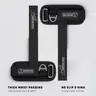Jay Cutler Signature Series Lifting D Rings Straps - Maximum Support, No Slip D-Ring, Thick Strap for Superior Grip, Durable & Reliable Design with extra think padding on the cuff