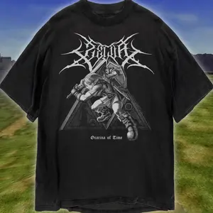 Zelda T-Shirt, Metal Link Ocarina of Time Unisex Game Shirt