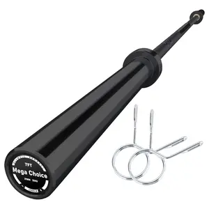 Heavy Duty 7FT International Sports Event Barbell 45LB – 1500LB Capacity – 2" Plate Compatible – Includes 4FT Short Bar (500LB) & 47" EZ Wave Bar – For Bench Press, Powerlifting, Home Gym – Alloy Steel, Powerlifting Equipment, High Capacity