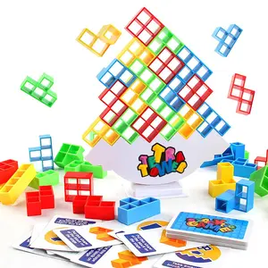 Colorful Building Blocks Toy Set, Balance Stacking Model Building Toy, Parent-child Interactive Toy, Educational Building Toy for Kids, Family Fun Game, Blocks Tower Game, Birthday Gift