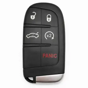 Replacement Keyless Entry Remote Control Box Key Fob Shell for Dodge Charger Challenger Jeep Grand Cherokee Compass Renegade Patriot Grand Commander Chrysler 300