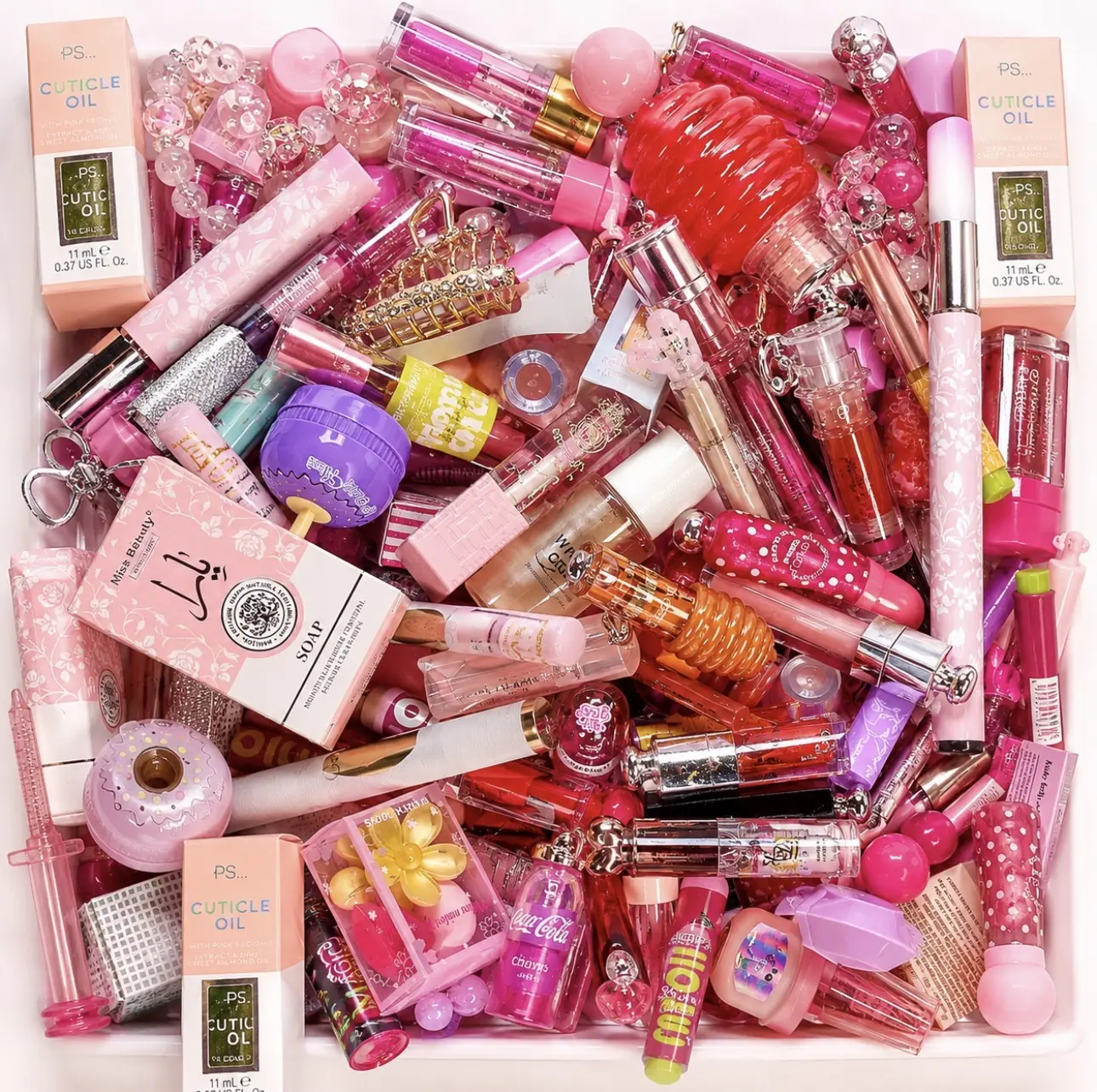 Lipgloss, Lip Balm, & Lip Tints Mixed Bag, Lip Makeup Sets 5/10/15/20/30