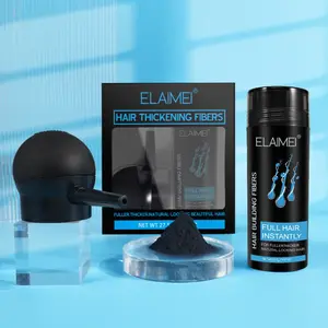 Hair Styling Fibers Set, Men's special hair styling, available in black, medium brown, dark brown and light brown. Four colors to choose from. This hair styling Volumizing Powder hides sparse hair and creates a natural appearance. Hair Thickening Powder