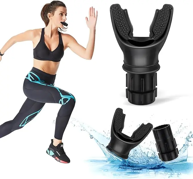 Portable Breathing Trainer with Adjustable Resistance Settings for Enhanced Strength and Endurance, Exercise Trainer -Lightweight, Easy to Clean
