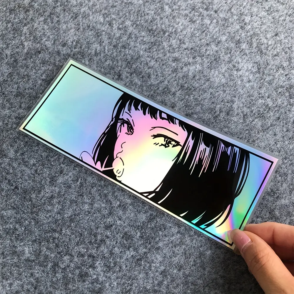 Rainbow Anime Motorcycle Car Stickers Decoration Rear Windshield Bumper Motor Scooter Motorcycle Stickers Sticker Decals Car Vehicle Decoration