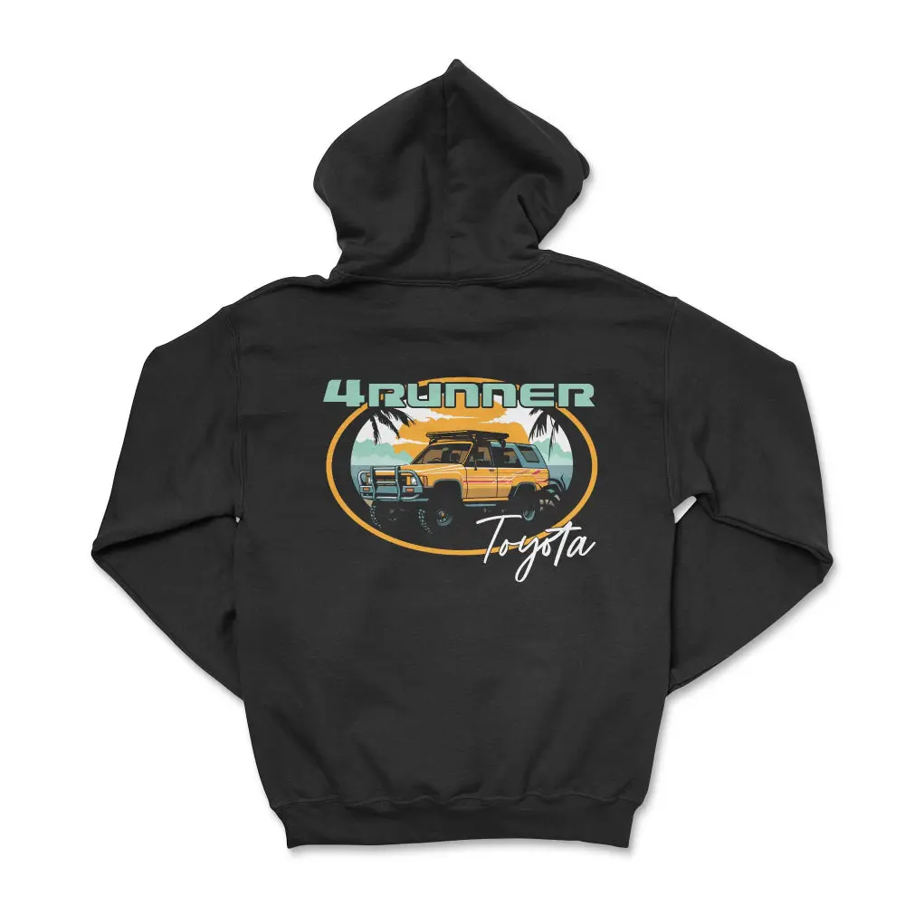 Toyota 4Runner Beach Vibes Zip-Up Hoodie