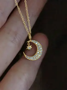 1 PC Gorgeous Cubic Zirconia Necklace Pendant For Women Valentine's Day Gift Wedding Jewelry