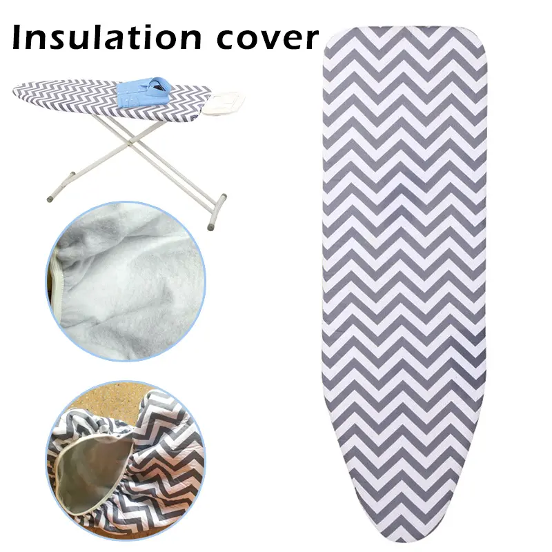 100% Cotton Heat-Resistant Ironing Board Cover Accessory - Extra Thick Anti-Scald, Extra Wide Non-Slip, Durable Replacement for Household Safe Ironing, Accessories