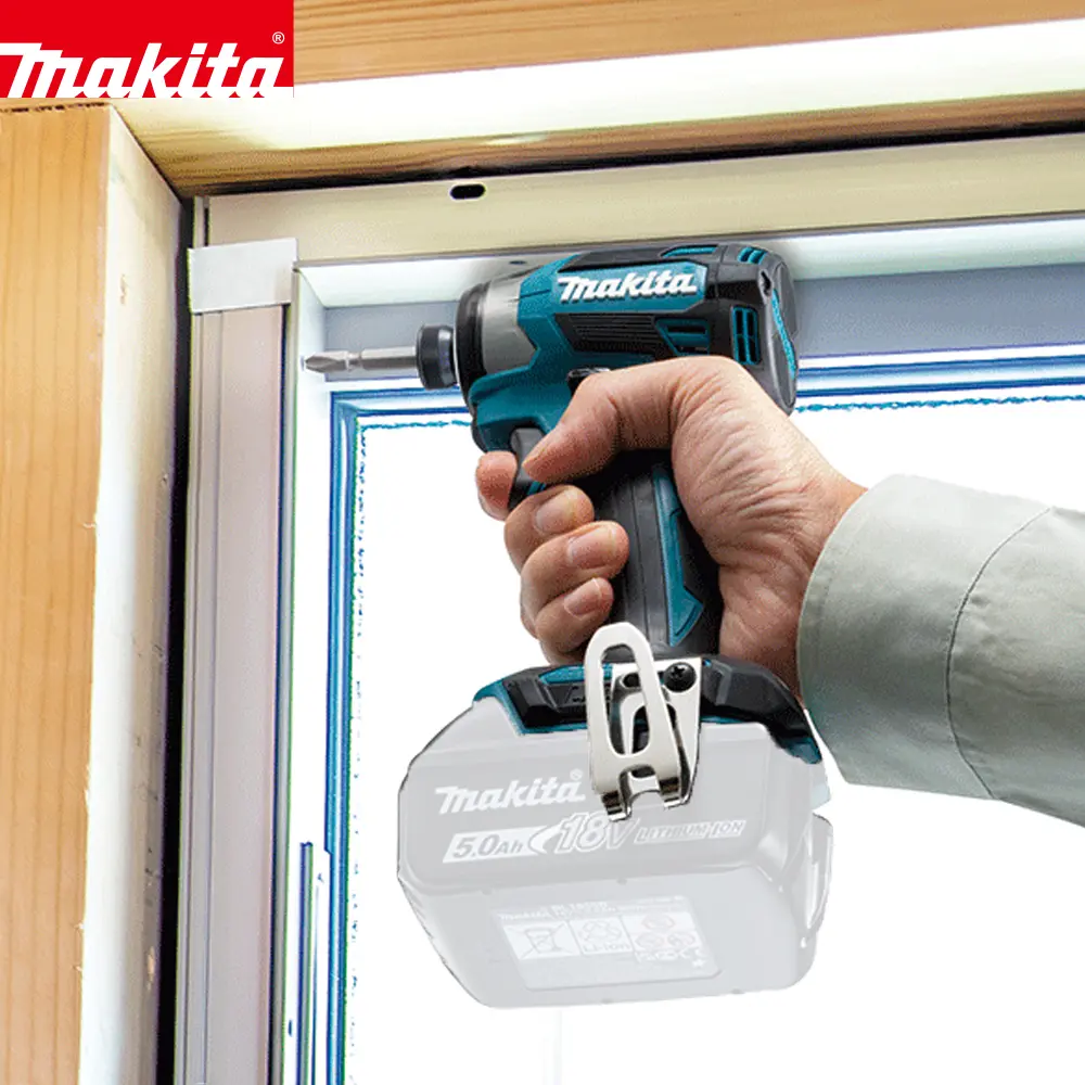Makita DTD173 18V Lithium Brushless Cordless Electric Screwdriver - Strong 18V Brushless Motor, High Torque, Ergonomic Compact Grip, High Efficiency, with Batteries for Tight Spaces, Construction Work, Furniture Assembly, DIY Users