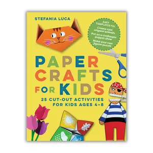 Paper Crafts for Kids (Ages 4–8) – Fun Cut, Fold & DIY Craft Activities with Templates