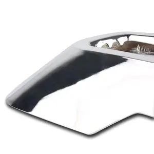 Exhaust Pipe Tail Cover 1 pair Car Styling Rear Exhaust Muffler End Pipe Cover ABS for Peugeot 3008 5008 2017 - 2020