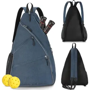 SPORTS Pickleball Bag, Reversible Crossbody Sling Bag/Backpack for Women Men