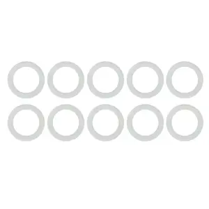 Pack of 10 Clear Silicone Body Jewelry O-Rings