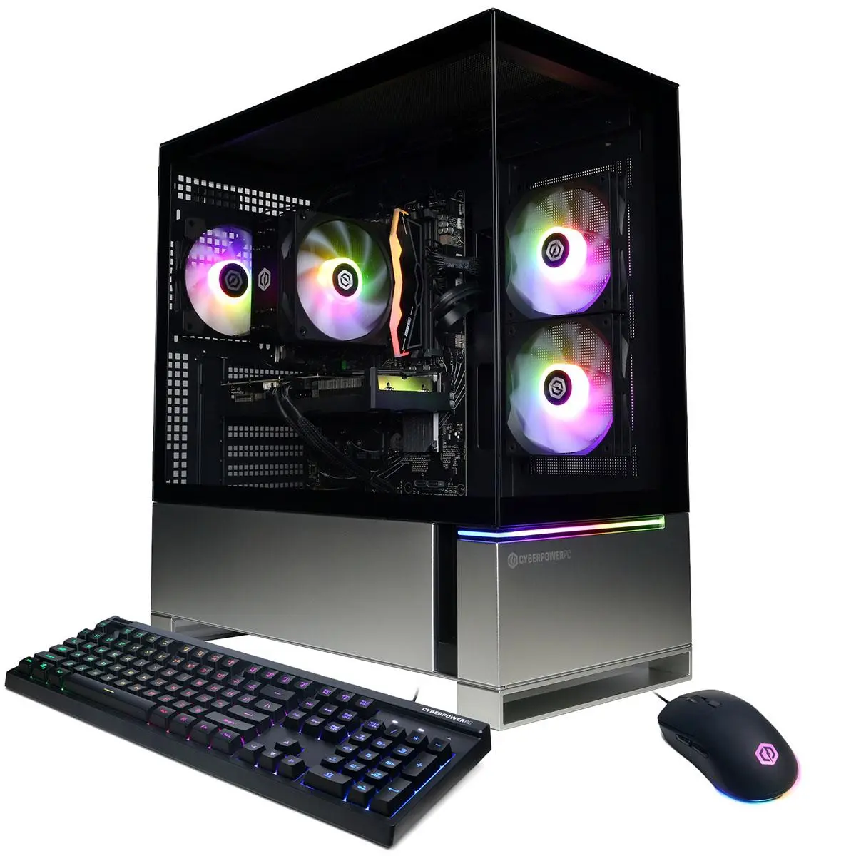 CyberPowerPC Gamer Master Gaming Desktop Computer, AMD Ryzen 5 8400F 4.2GHz, 16GB RAM, 1TB SSD, NVIDIA GeForce RTX 5050 8GB, Windows 11 Home, Black