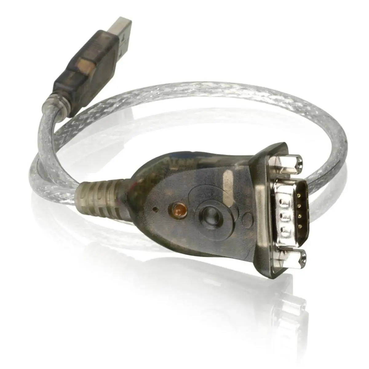 IOGEAR Plug-and-Play USB to Serial RS-232 Adapter, Single Unit with PC and Mac Drivers, Adapter Cable