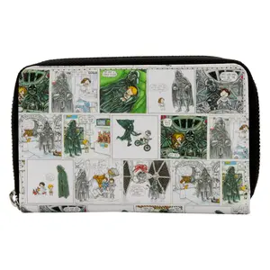 Loungefly Star Wars Darth Vader Comic Strip Zip Around Wallet