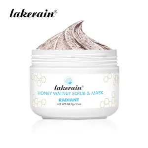 Honey & Walnut Scrub & Mask, Gentle Exfoliator for Smooth Skin, Even Skin Tone, Soft & Glowing Skin, Facial Skin Care Product for Women & Men, Face Exfoliator Scrub