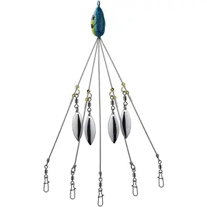Alabama Umbrella Rigs Fishing Tackle Kit - Freshwater Bass Stripers Fishing Equipment Lures, Blue (US)