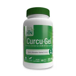 Health Thru Nutrition Curcu-Gel® – 325mg BCM-95® Curcugreen® Turmeric Extract 60 Softgels | Joint Comfort & Inflammation Support
