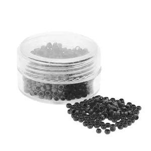 VOCOSTE Fashion Nano Hair Beads Black 1000pcs